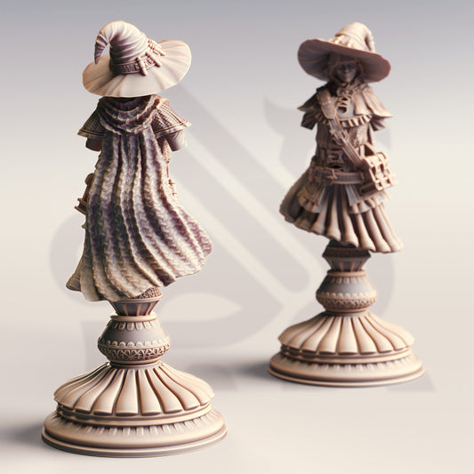 Alia of Ardris - Adept of Evocation - BUST - Back