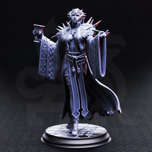 Baroness Noctra de Blanc - Vampire Noblewoman - Front Mask