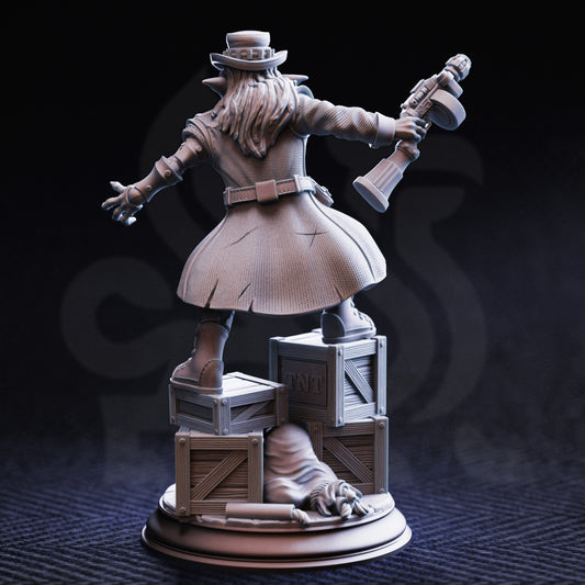 Brains - Manic Goblin Gangster - Back