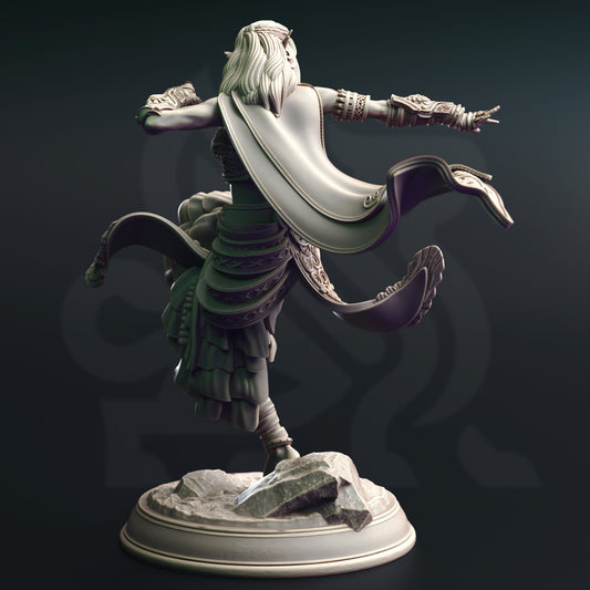 Cahira - Elven Sun Dancer - Back