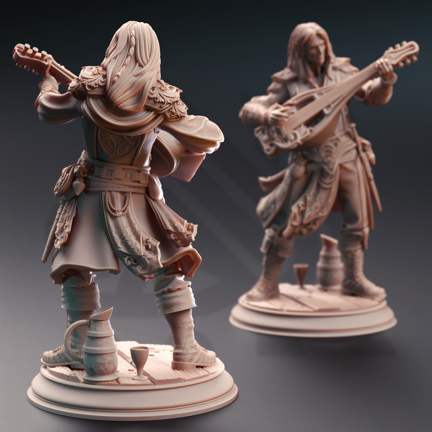 Ereviel “Eight Toes” - Bard of (mis)Fortune - Back