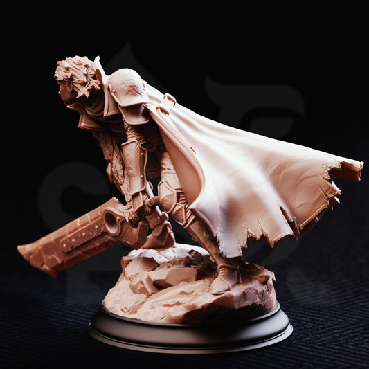 Firenzia Fireblood - Fire Elementalist Warrior - Back