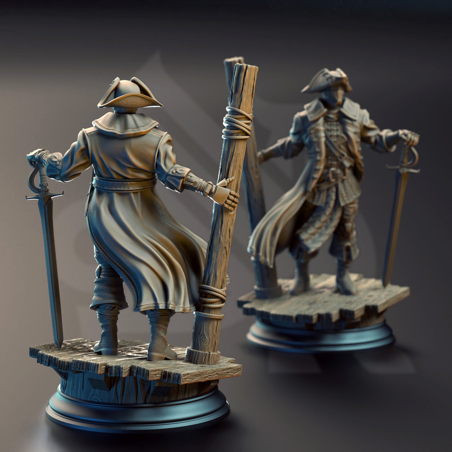 Harvold Blue Eyes Stalson - Soulforged Swashbuckler - Back