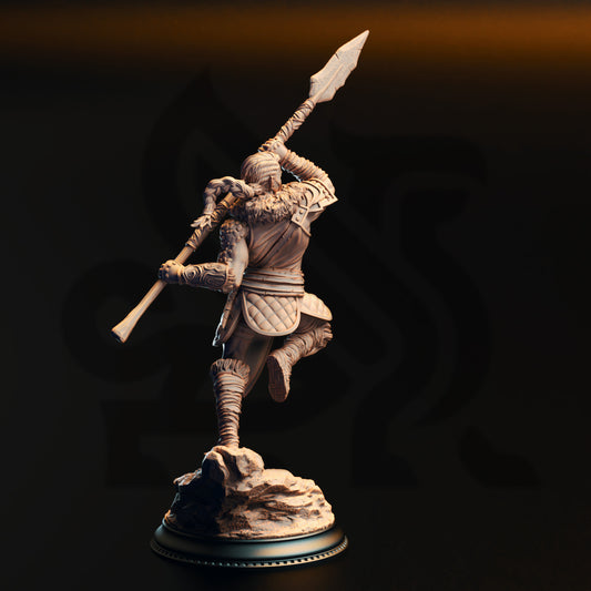 Illyria Spineshatter - Half-Dragon Barbarian - Back