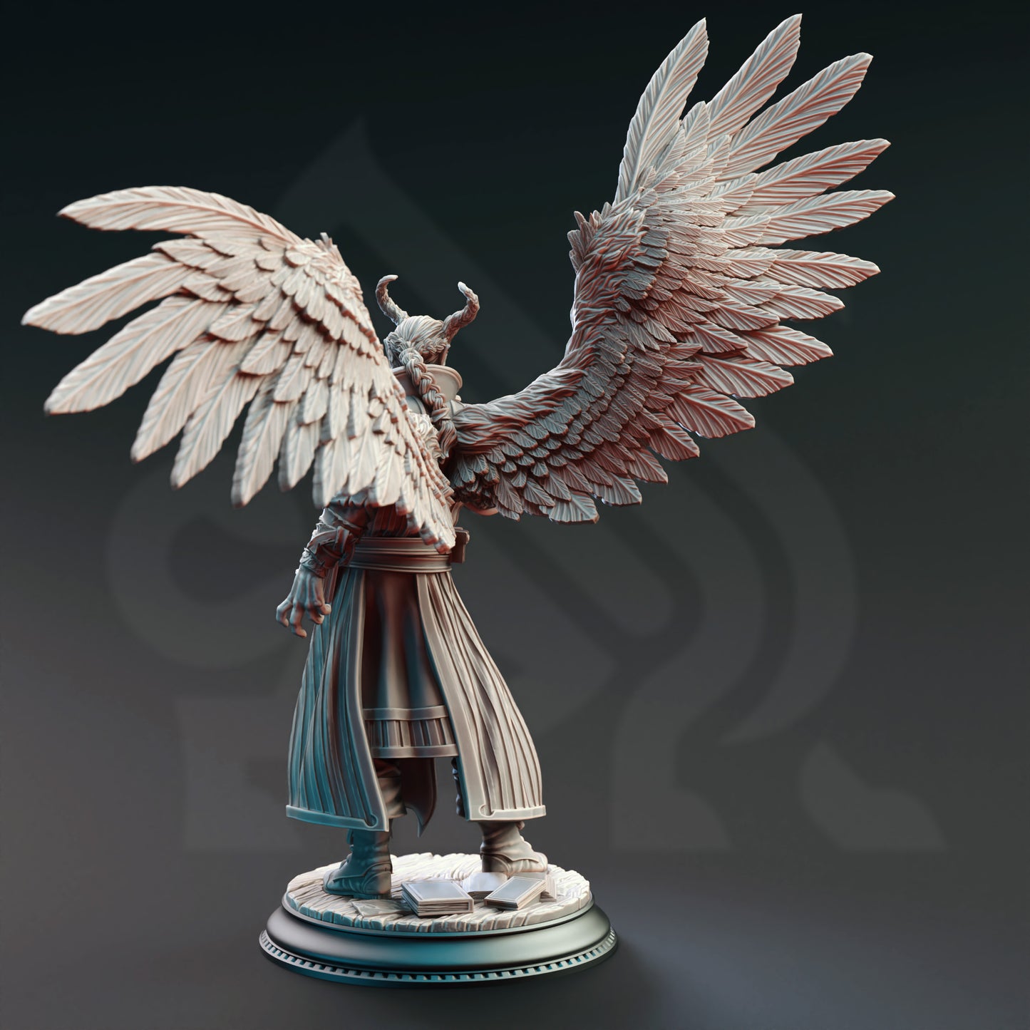 Istar the Redeemer - Tiefling Divine Soul Sorcerer - Back