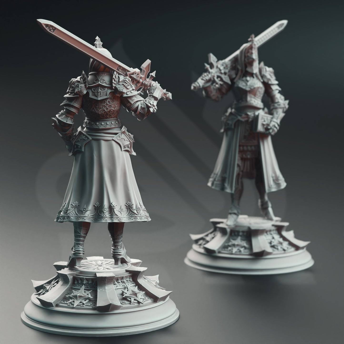 Johanna Saffron the Pious - Maiden Knight - Back