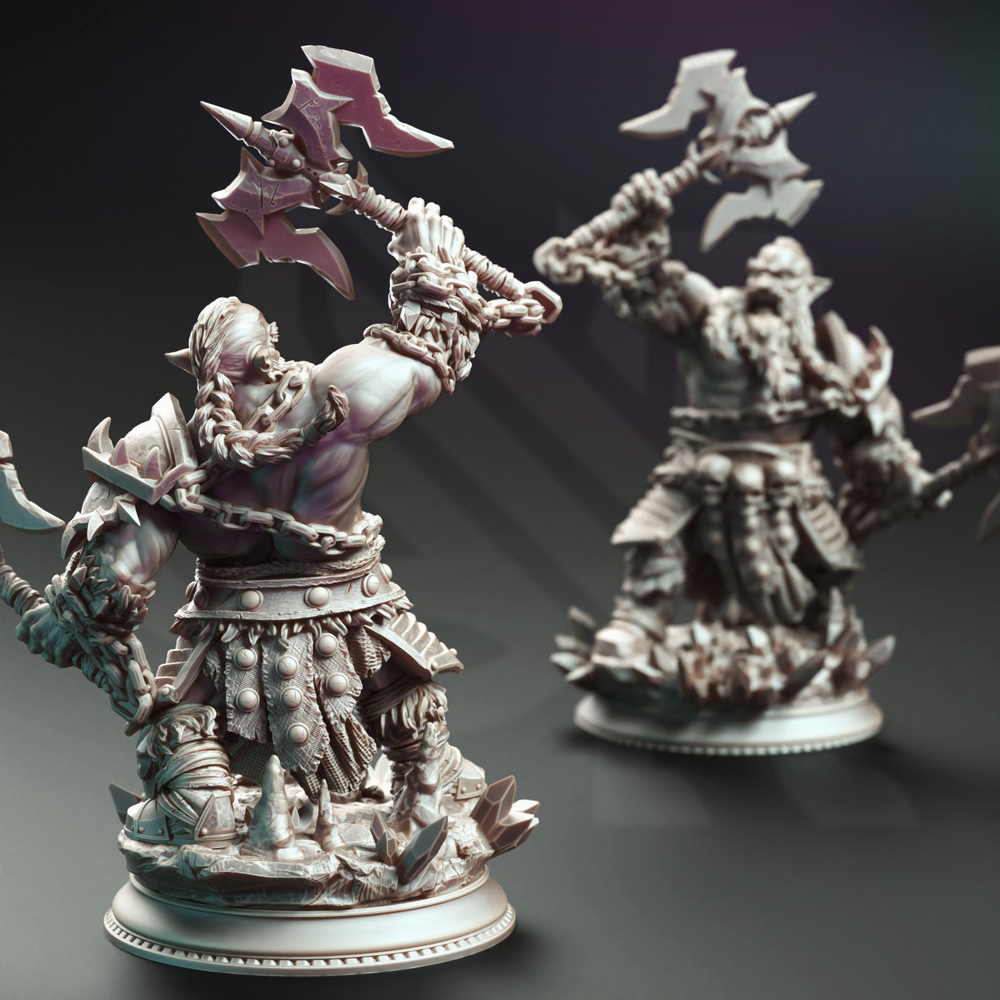Korthart the Hateful Heart – Dark Dwarf Berserker - Back