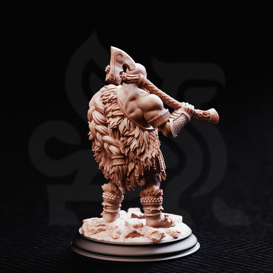 Orzei of Varekan - Dwarven Berserker - Back