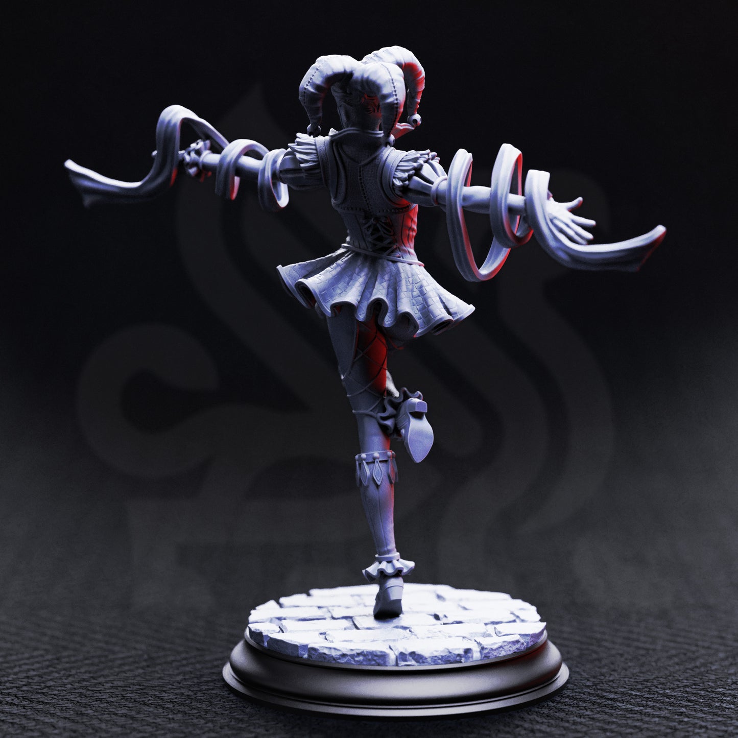 Sanguine – Gleeful Vampire Jester - Back