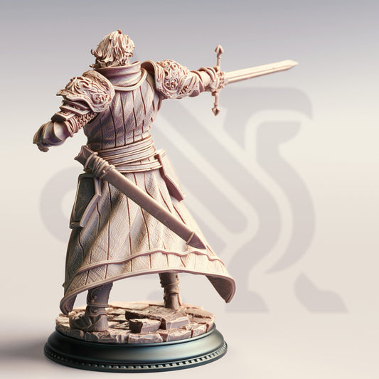 Sir Davion Gainsworth - Magebane Inquisito (No Hat) - Back