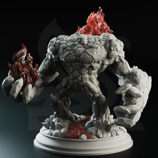 The Three Faces - Elemental Golems - Fire Front