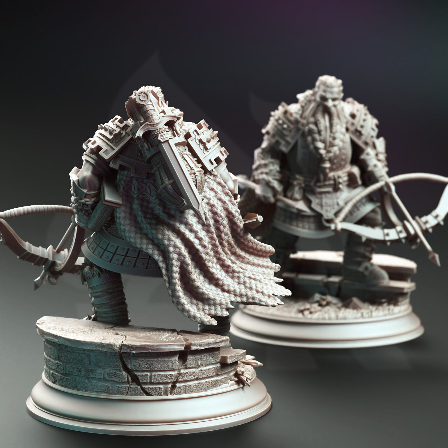 Tokrik - Dark Dwarf Hunter - Back