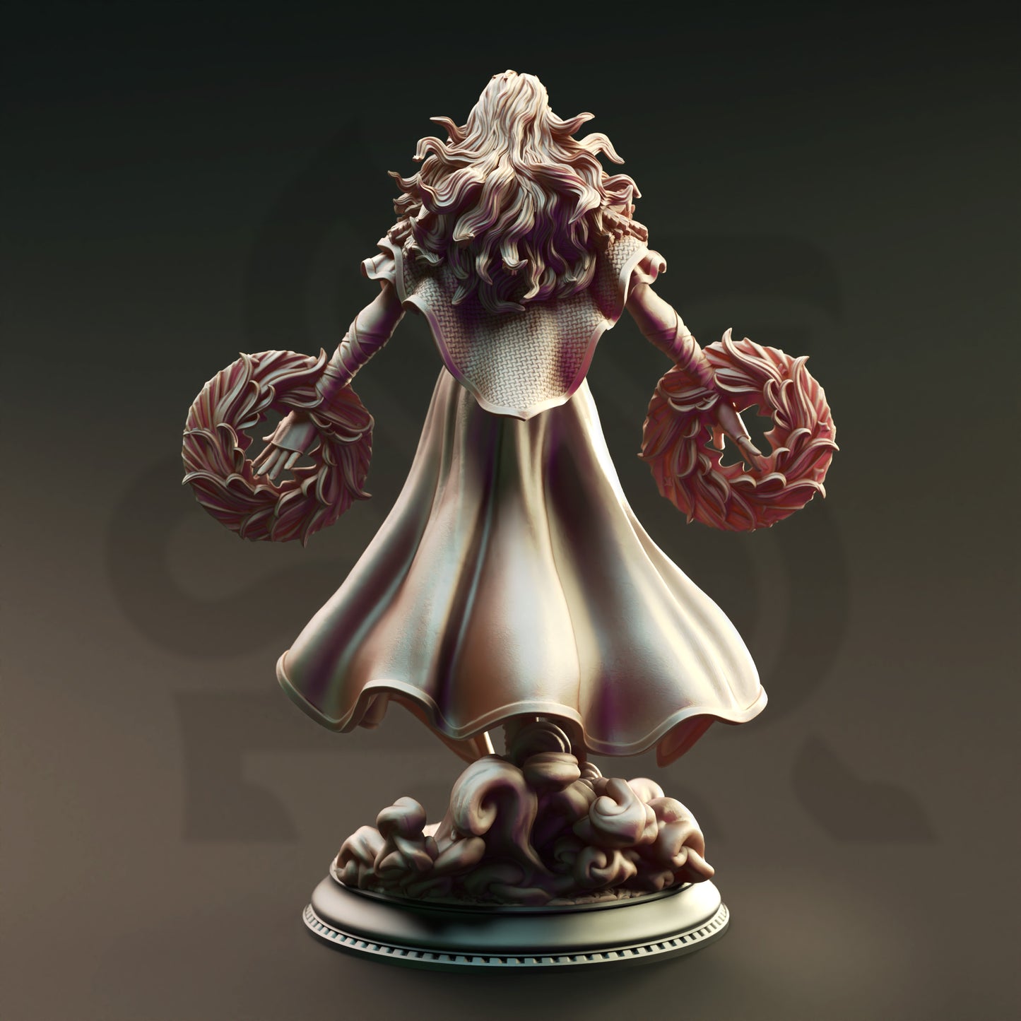 Tyria Ravensong - Dark Sorcereress - Back