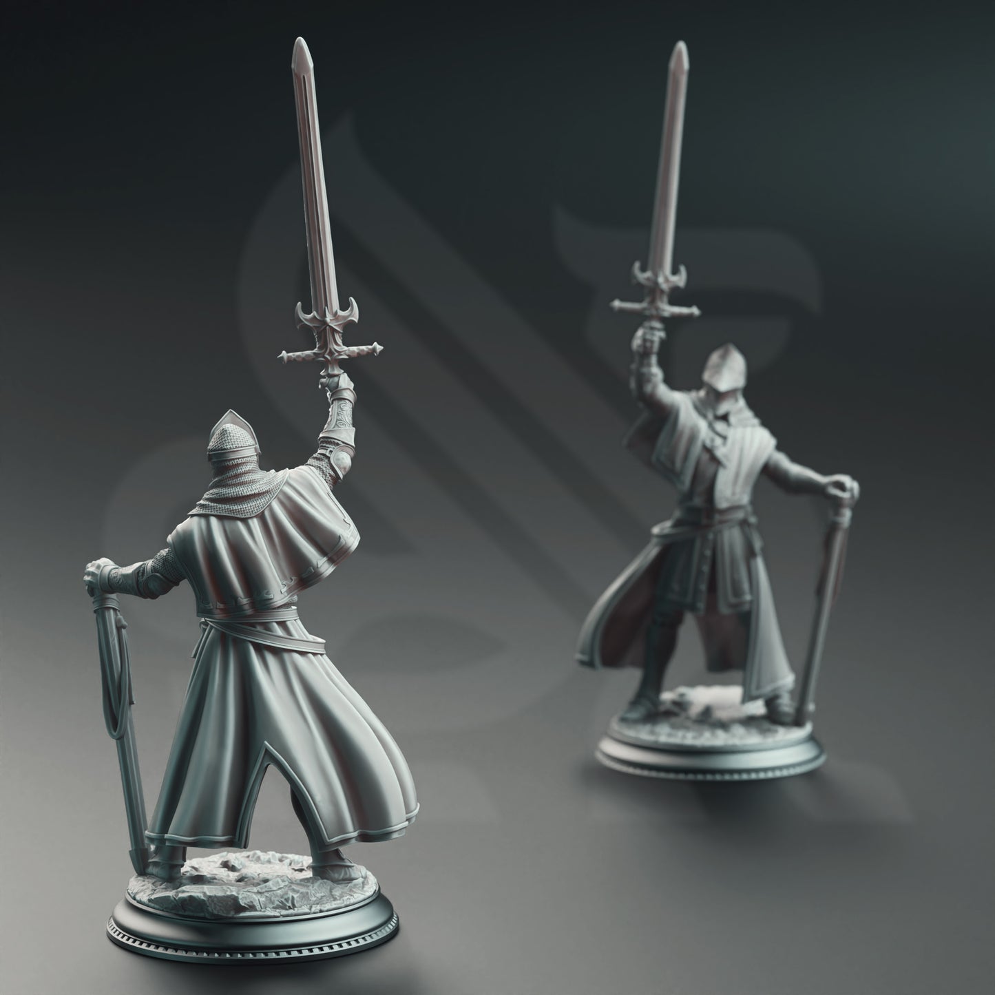 Vicar Atticus - The Priest Knight - Back