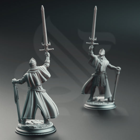 Vicar Atticus - The Priest Knight - Back