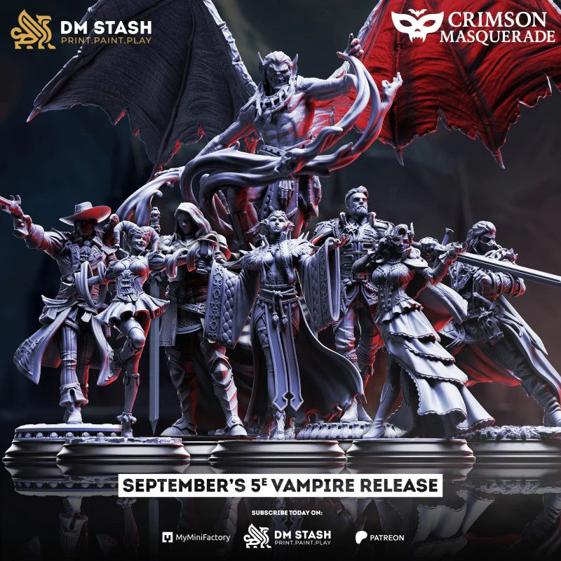 Crimson Masquerade - September 2025 RPG Pack