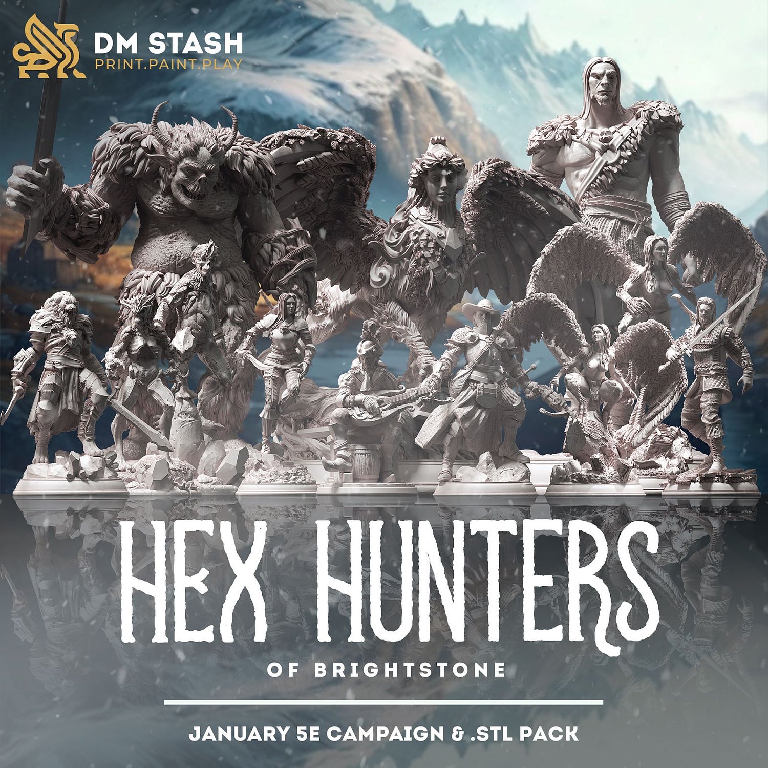 Hex Hunters of Brightstone - January 2023 RPG Pack