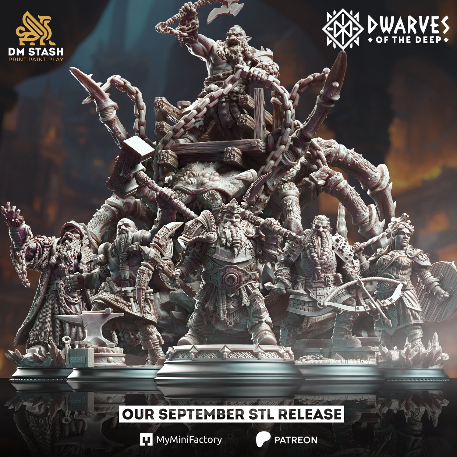 Dwarves of the Deep - September 2024 RPG Pack