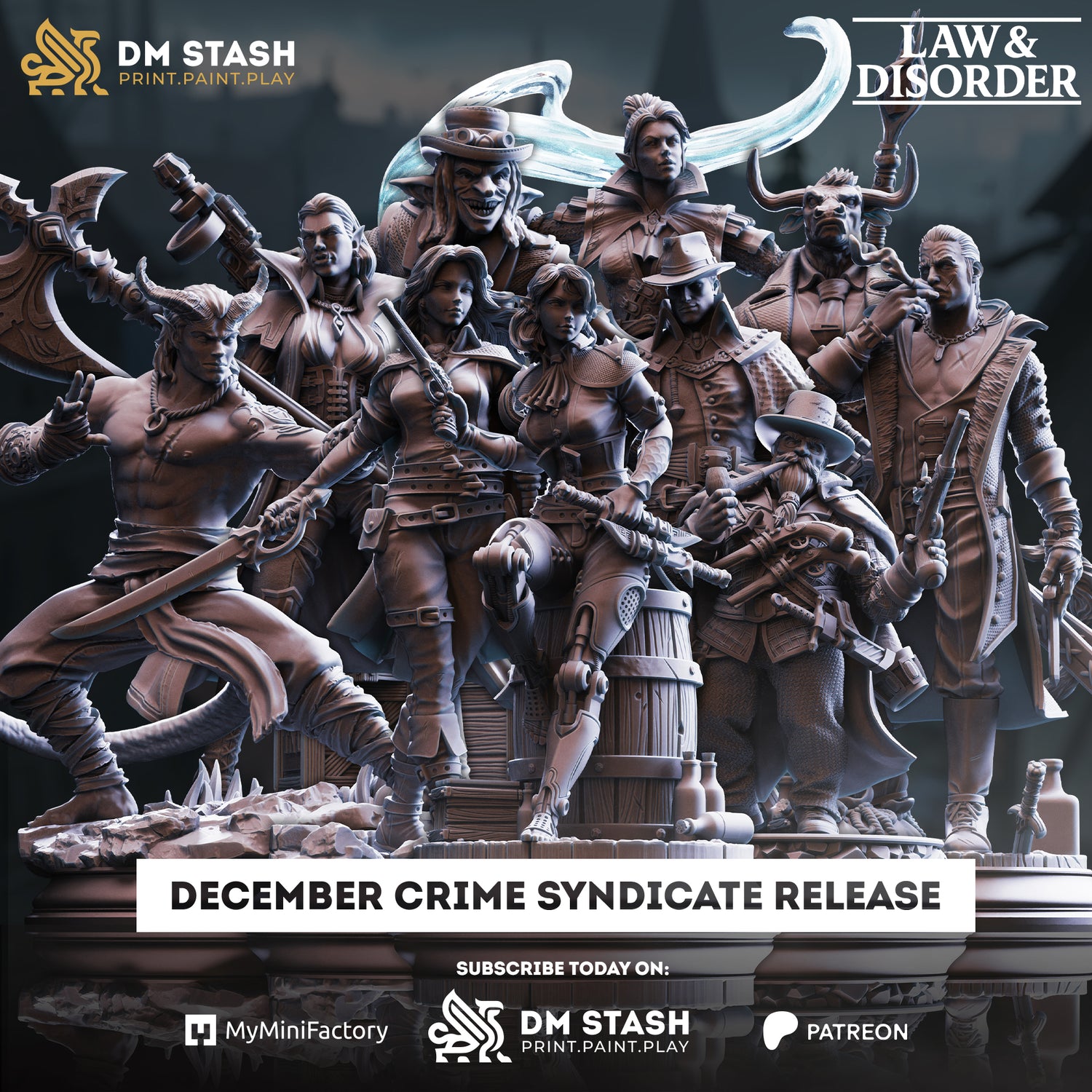 Law & Disorder - December 2025 RPG Pack