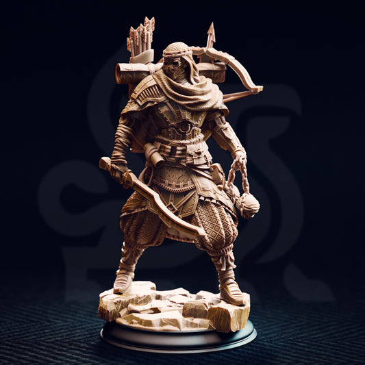 Anatolius of the Far Sands - Soulforged Wanderer - Front