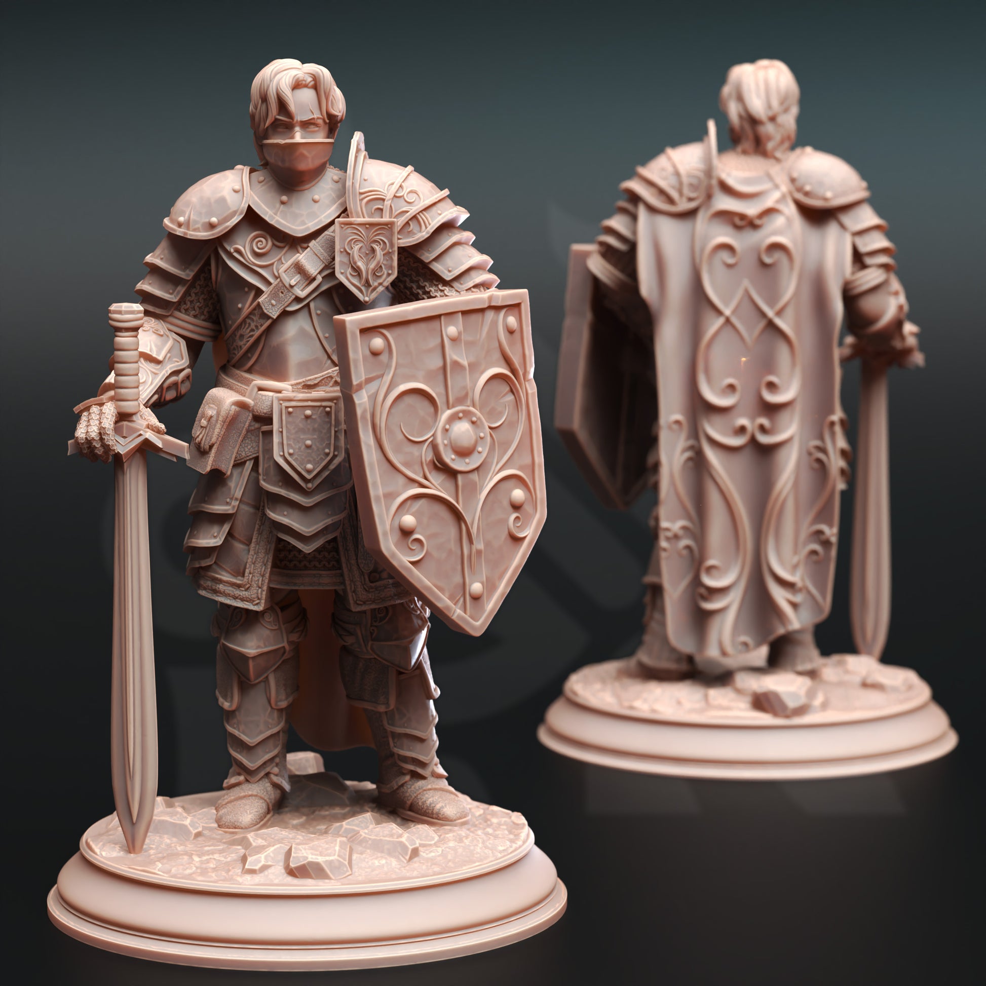 Arion Midrun - Human Battle Master Fighter - Front