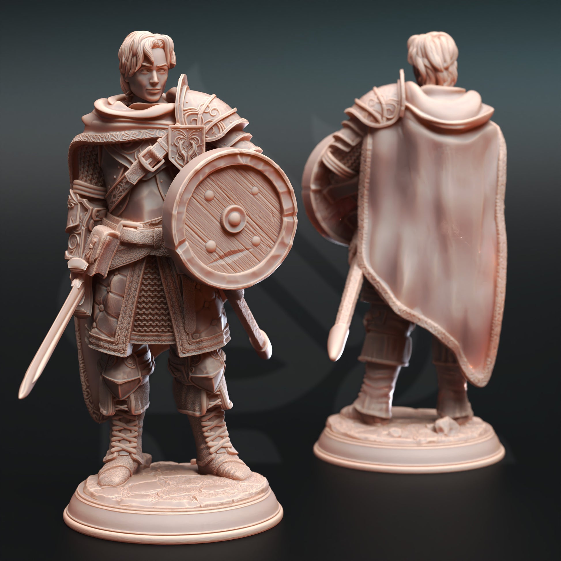 Arion Midrun - Human Fighter - Front