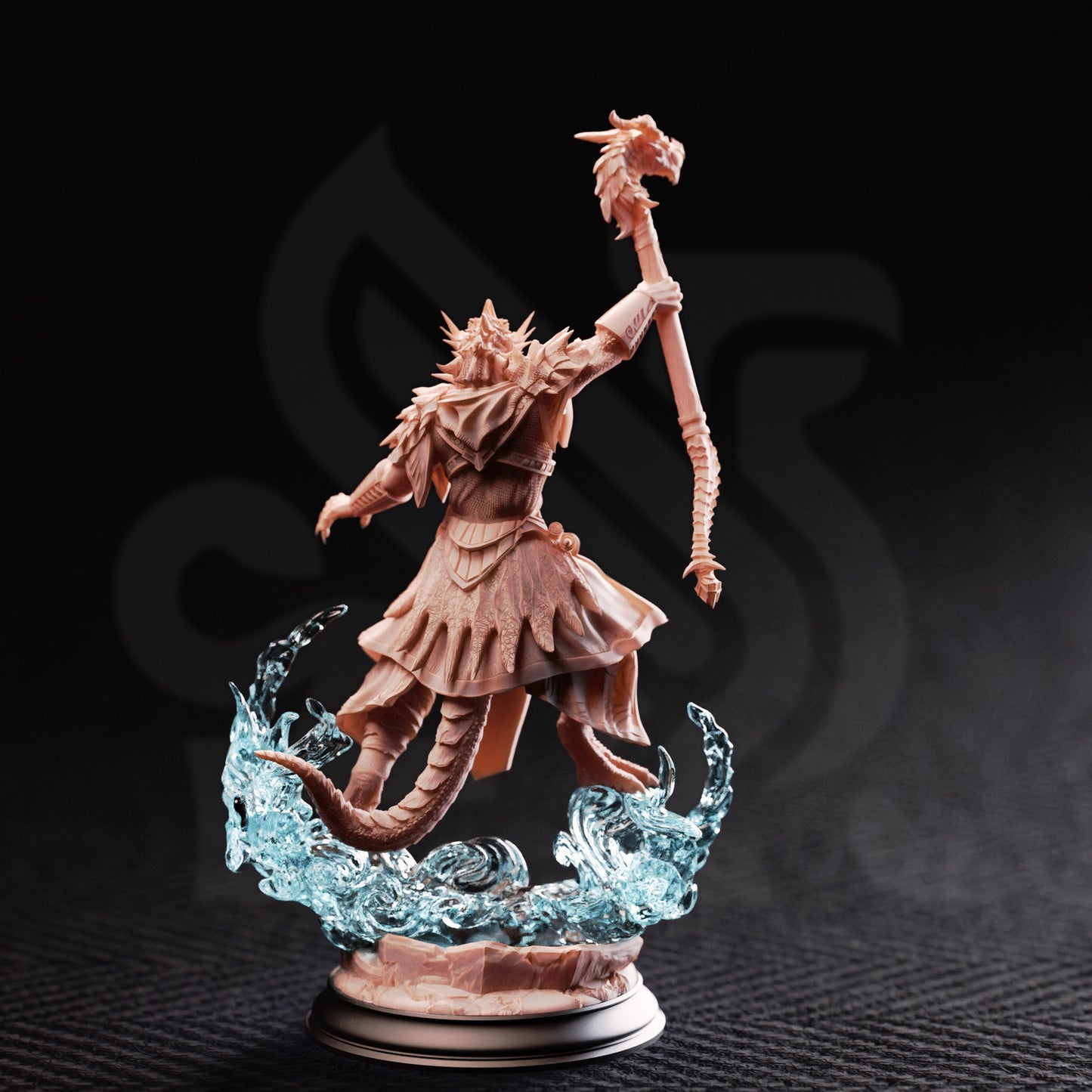 Artizak Stormscale - Chaos Dragon Sorcerer - Back