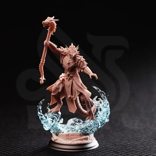 Artizak Stormscale - Chaos Dragon Sorcerer - Front