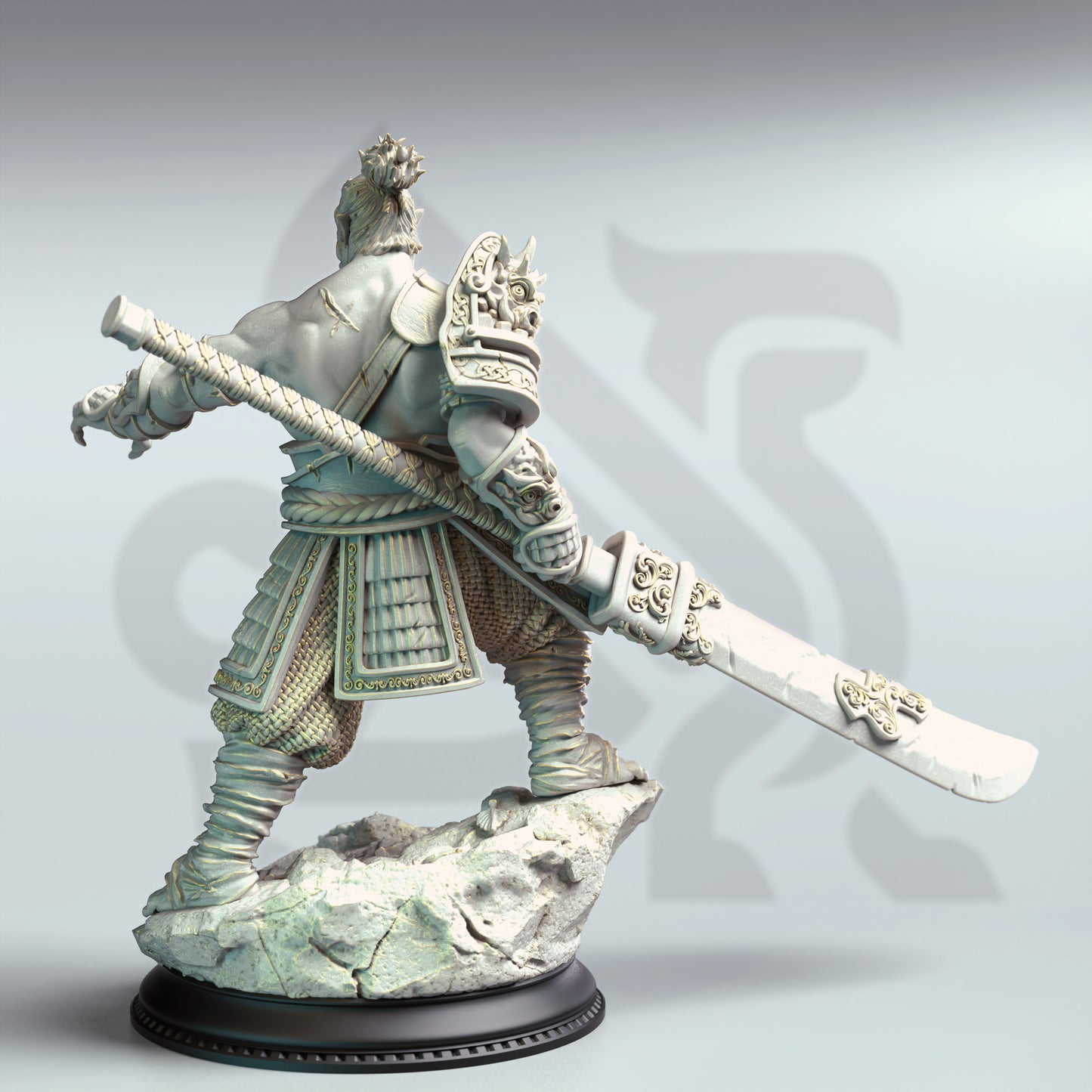 Bao Long - Eastern Orc Battlemaster - Back