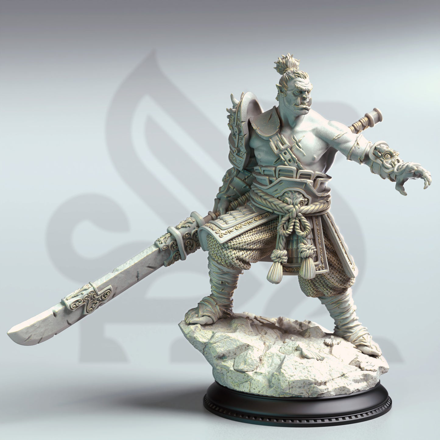 Bao Long - Eastern Orc Battlemaster - Front