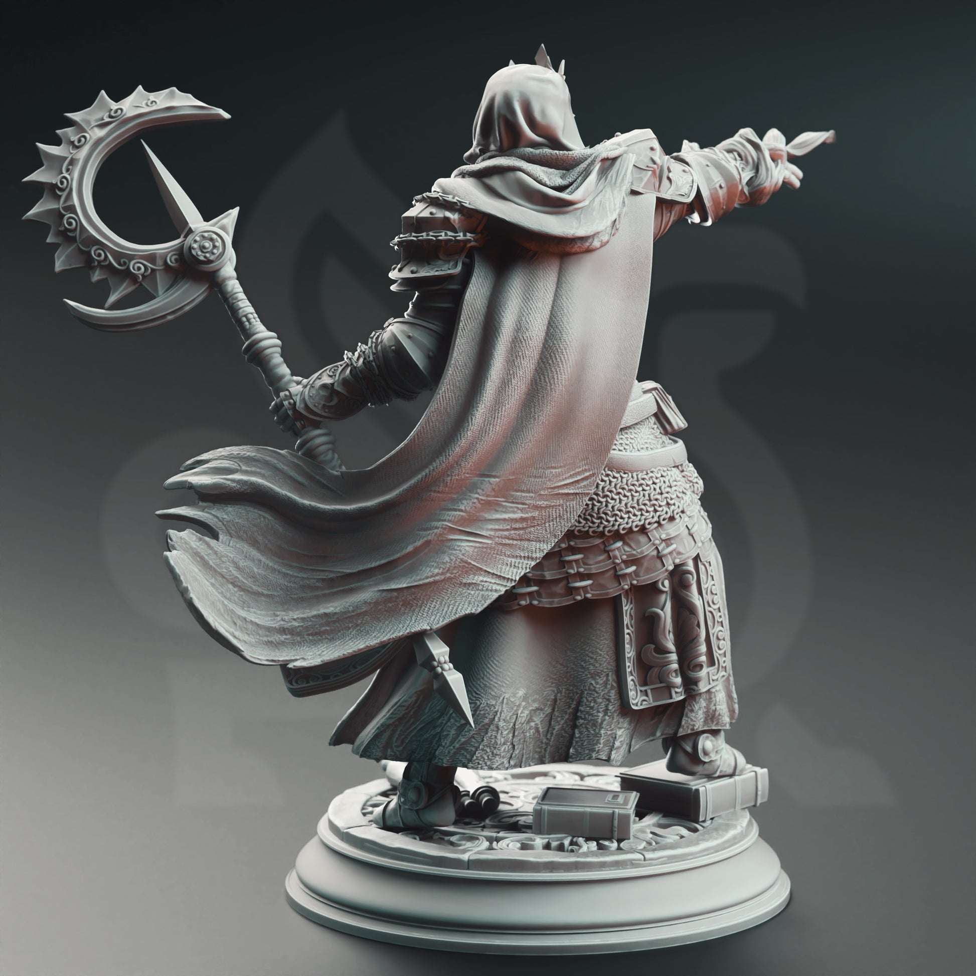 Bastian the Everknowing - Royal Psionic Master - Back