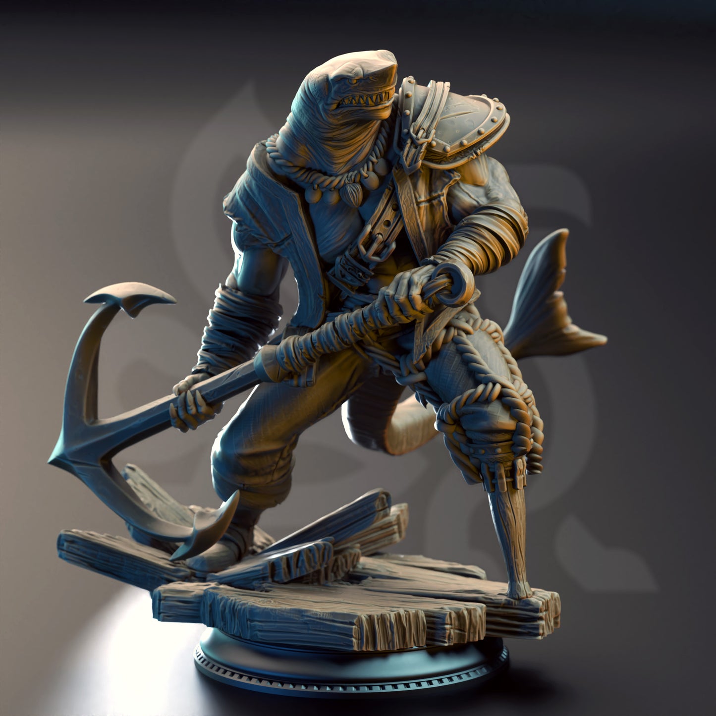 Baz Smiley Armstrong - Sharkman Enforcer - Great White - Front