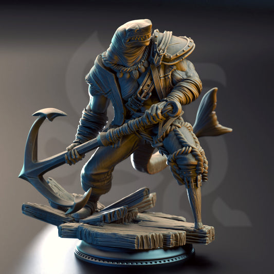 Baz Smiley Armstrong - Sharkman Enforcer - Great White - Front