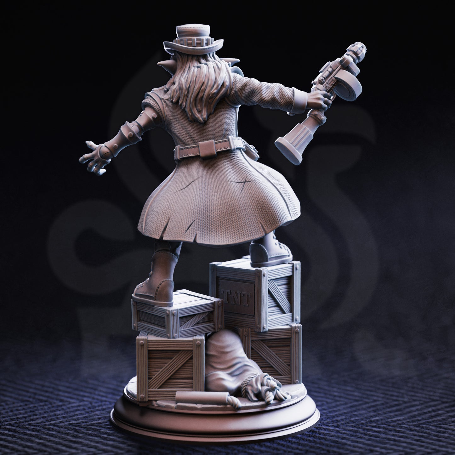 Brains - Manic Goblin Gangster - Back