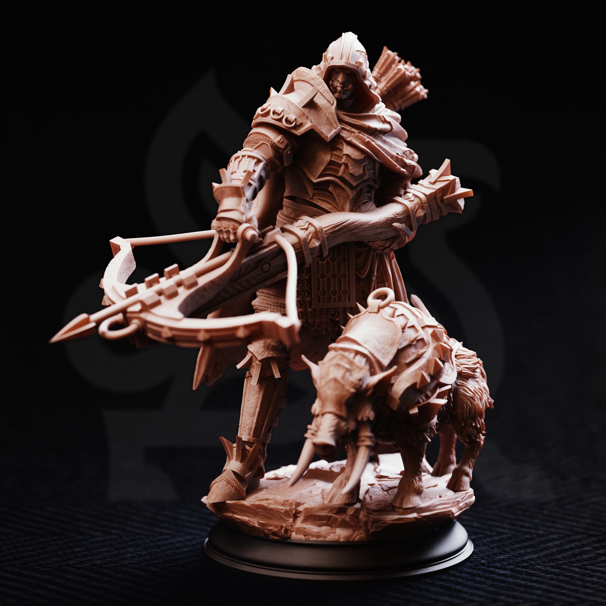 Brox - Orc Beastmaster - Front