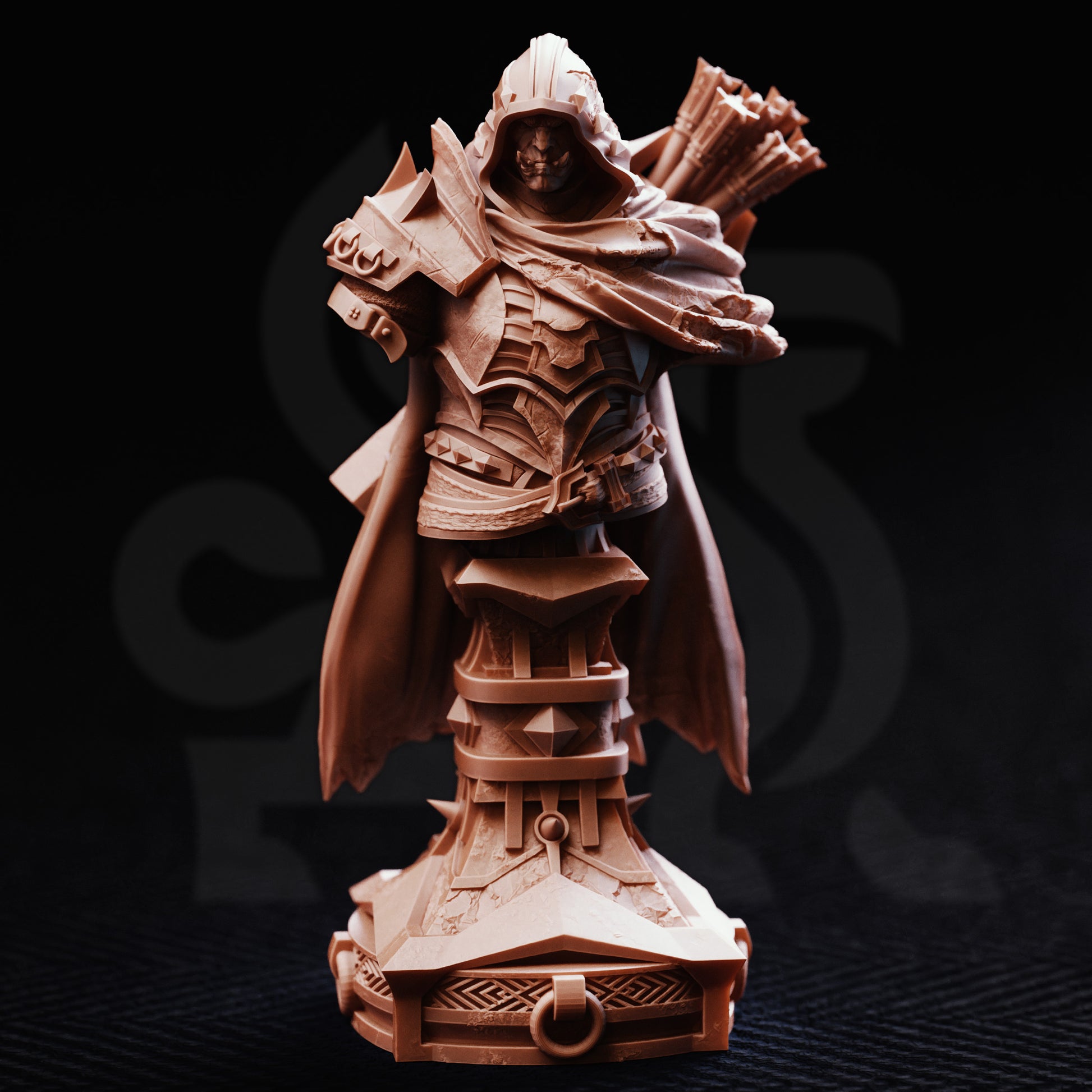 Brox - Orc Beastmaster (Bust) - Front