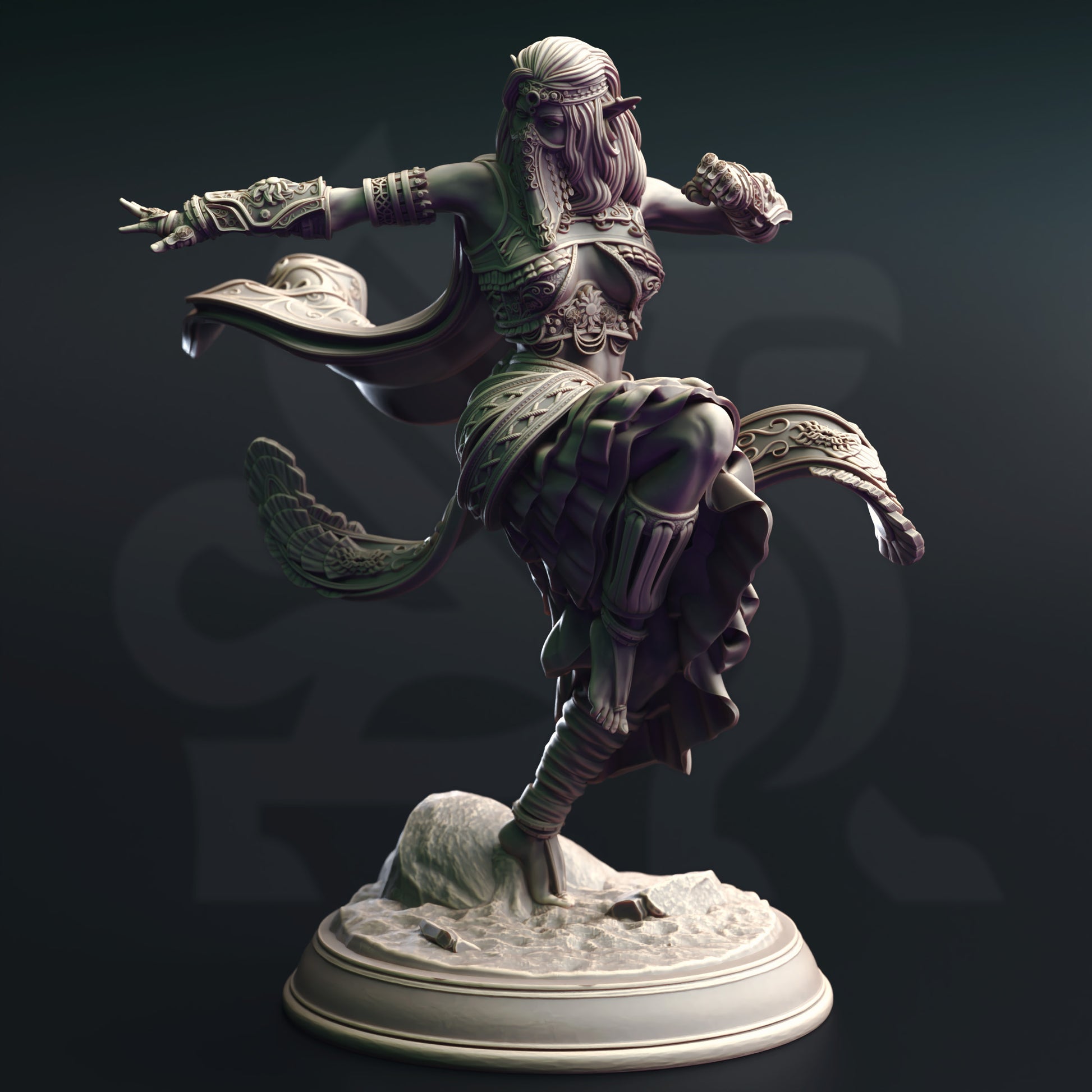 Cahira - Elven Sun Dancer - Front