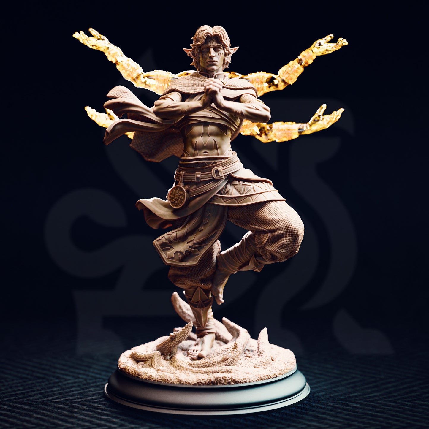 Caryian - Monk of the Astral Sun - Front