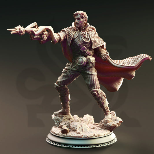 Darian Jaegar - Artificer Gunslinger - Front