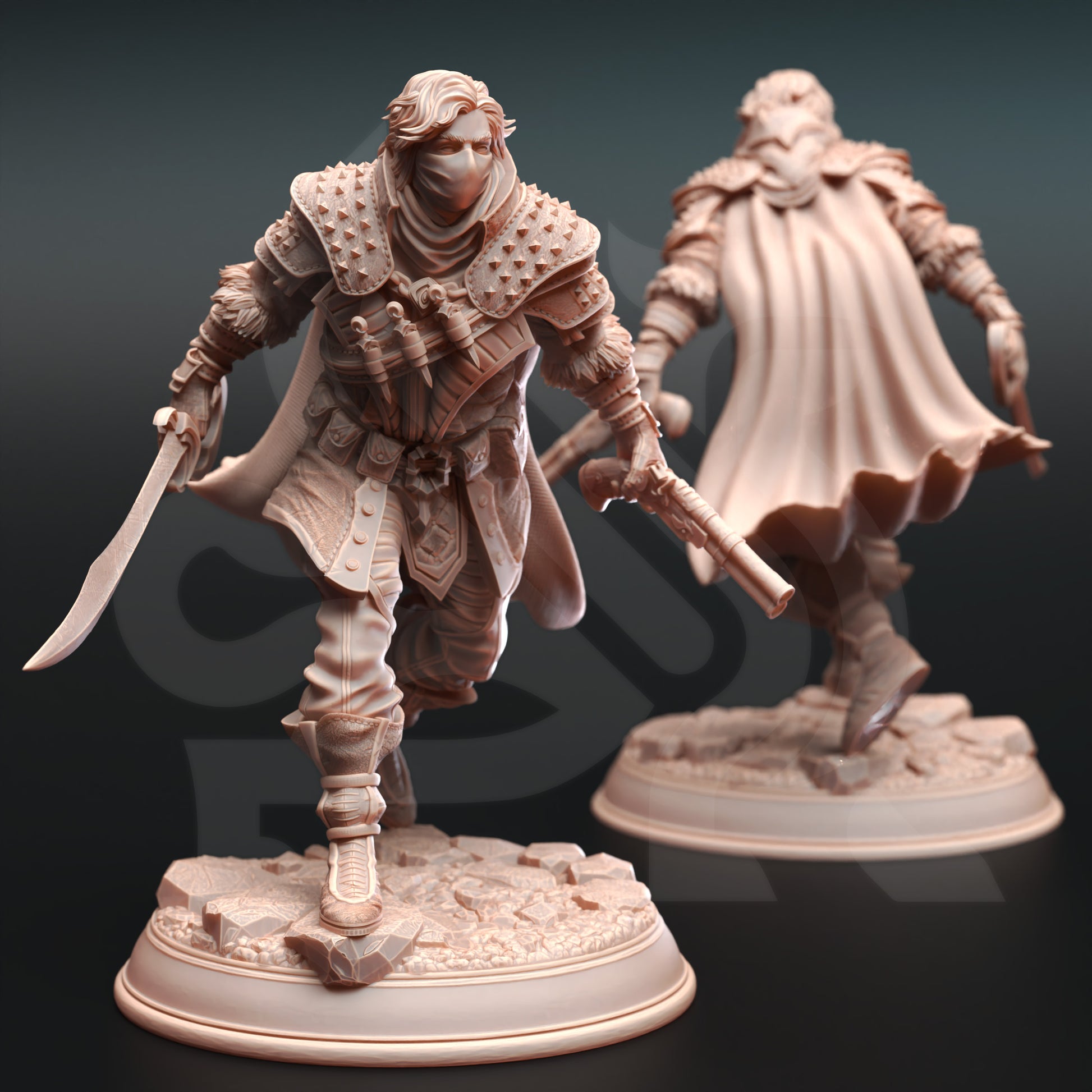 Derrick the Fin - Dustry Dirks Boss - Front