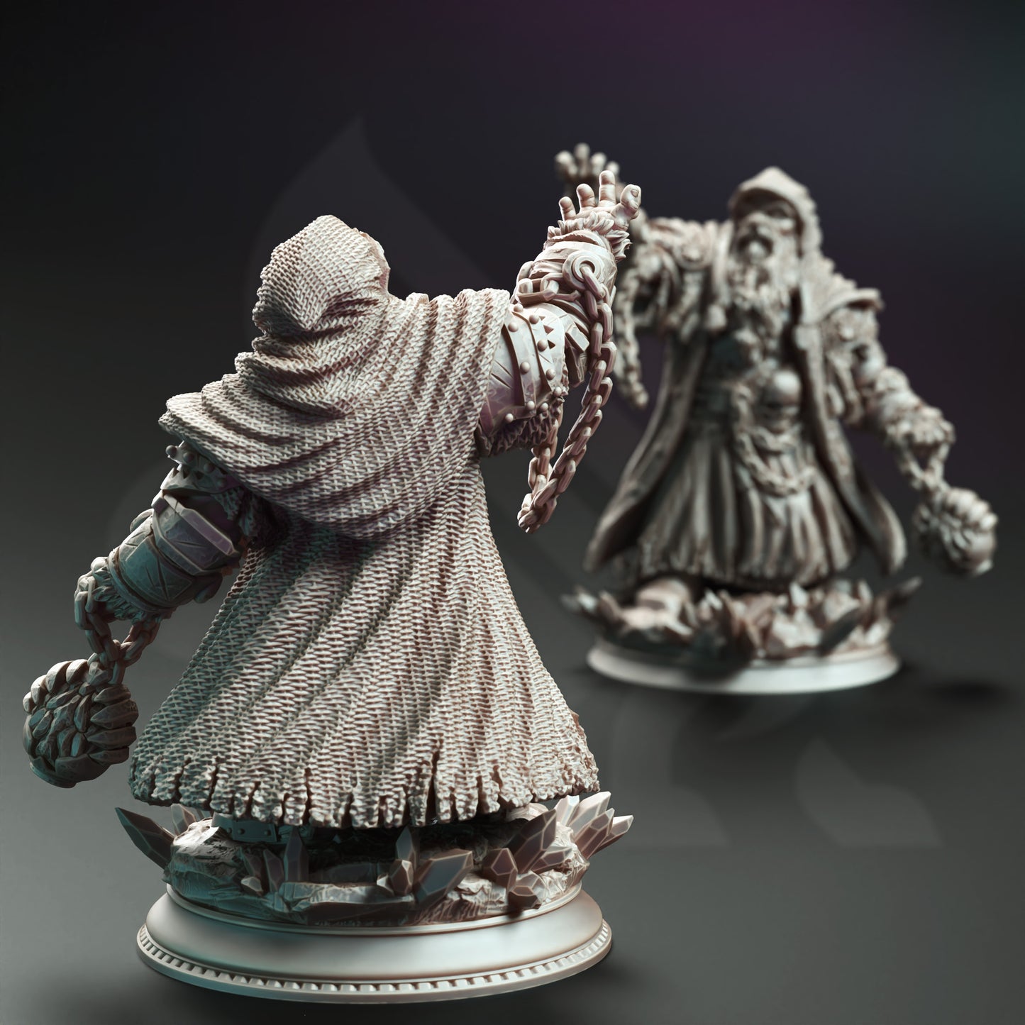 Dorgrid Darnane - Dark Dwarf Rune Sorcerer - Back