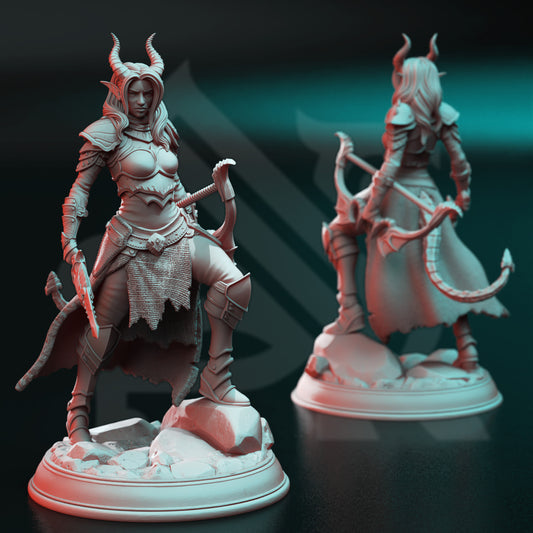 Elkava of the Sixth - Deception Huntress - Front