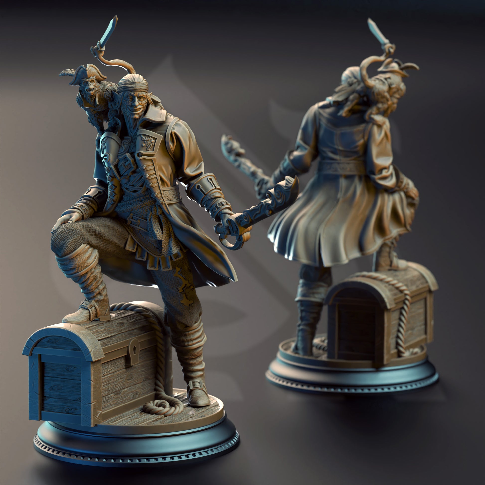 Ervin Wave Dancer Barton - Water Elemi Scoundrel - Front