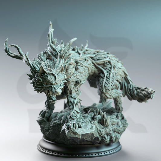 Faenror the Fey Touched - Direwolf of the Fey - Front