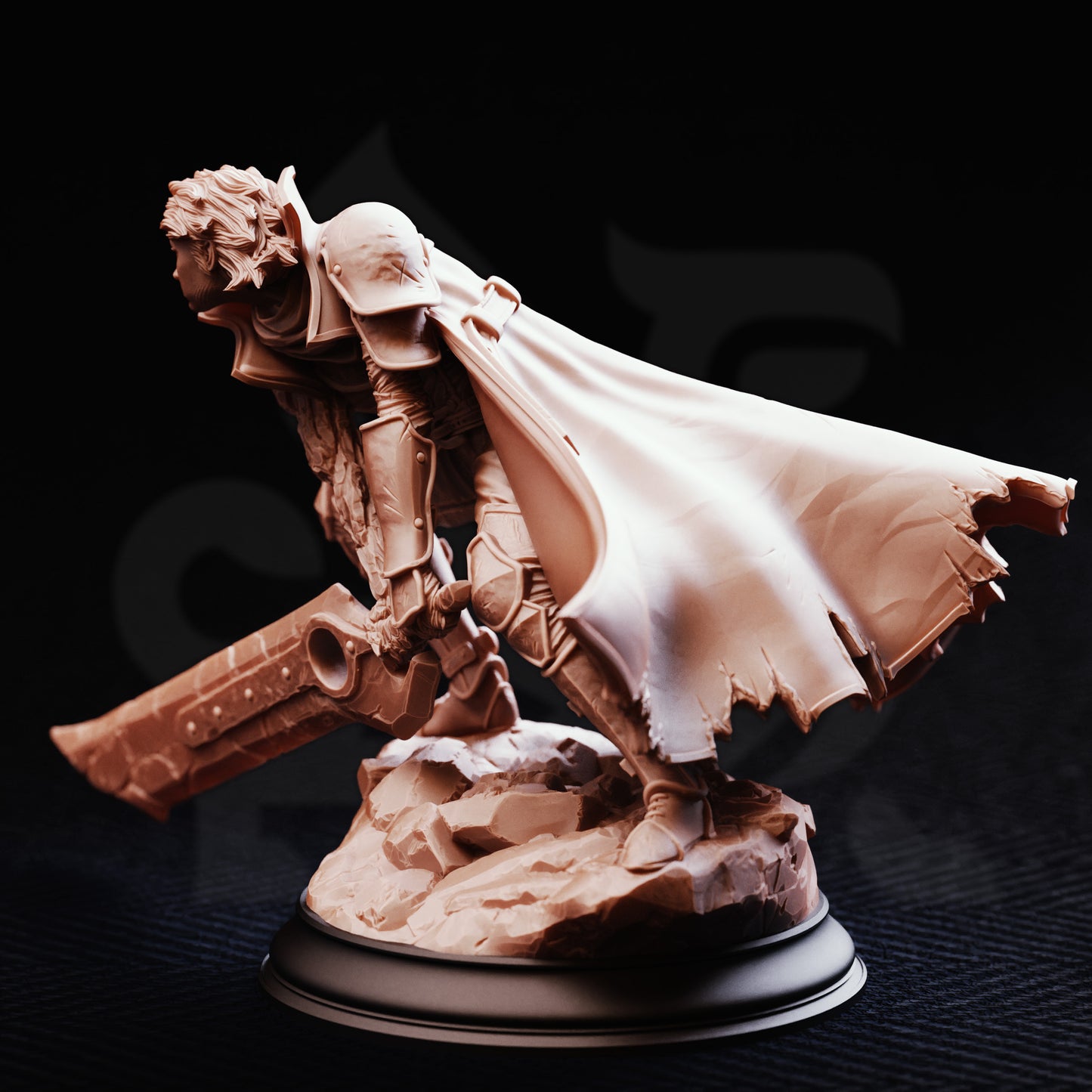 Firenzia Fireblood - Fire Elementalist Warrior - Back