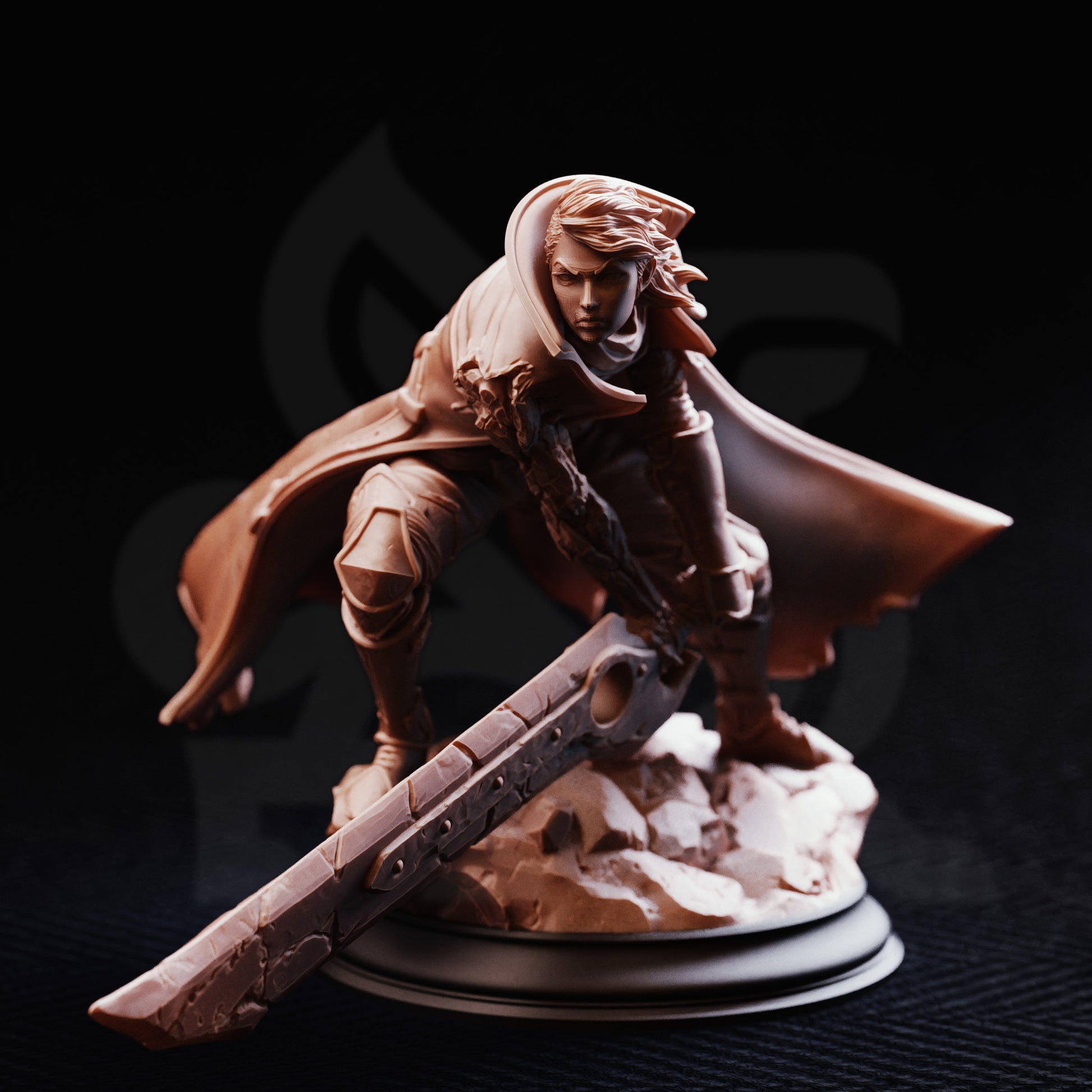 Firenzia Fireblood - Fire Elementalist Warrior - Front