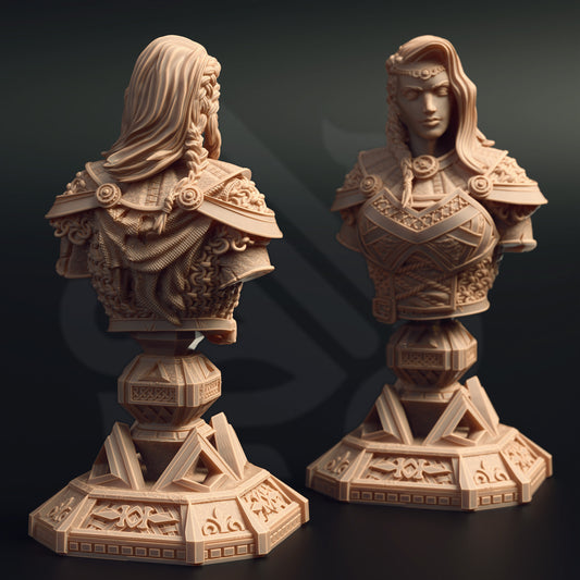 Freya the Feared - Bust - Back