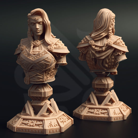 Freya the Feared - Bust - Front