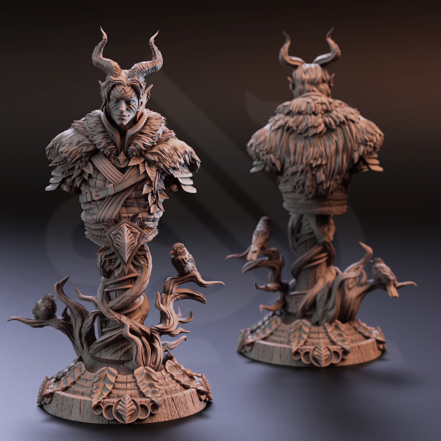 Garyck of Cinta Mar - Infernal Forest Guardian - BUST - Front