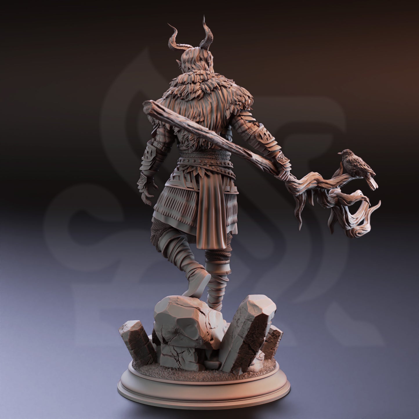 Garyck of Cinta Mar - Infernal Forest Guardian - Back